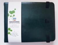 BAOHONG, Скетчбук (24 листа), хлопок, 300 гр/м.кв, Среднезернистая 120x160мм